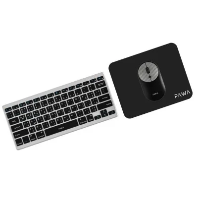 Pawa Dual Mode Wireless Keyboard And Mouse Set - Black